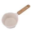 Nonstick Small Pot Small White Sauce Pan Flat Bottom Milk Pot Multifunctional Cooking Pot for