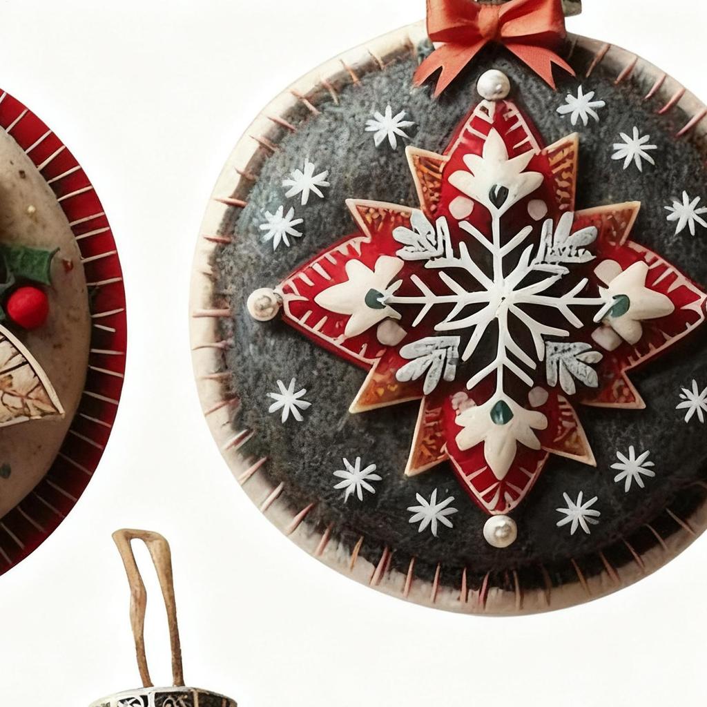 Felt Christmas Ornament Kits Reusable Patch Work Decoration Christmas Felt Kits For Adults For Embroidery Decorating Holiday