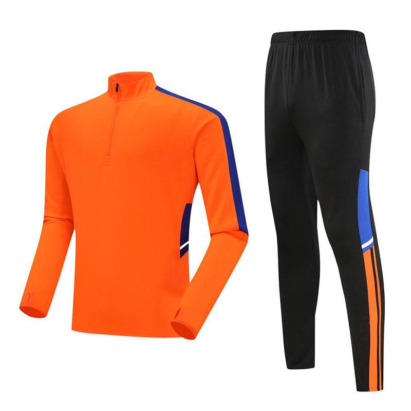 

Детский тренировочный костюм для баскетбола и футбола - Командная форма с длинным рукавом для осени/зимы 3XS оранжевый
