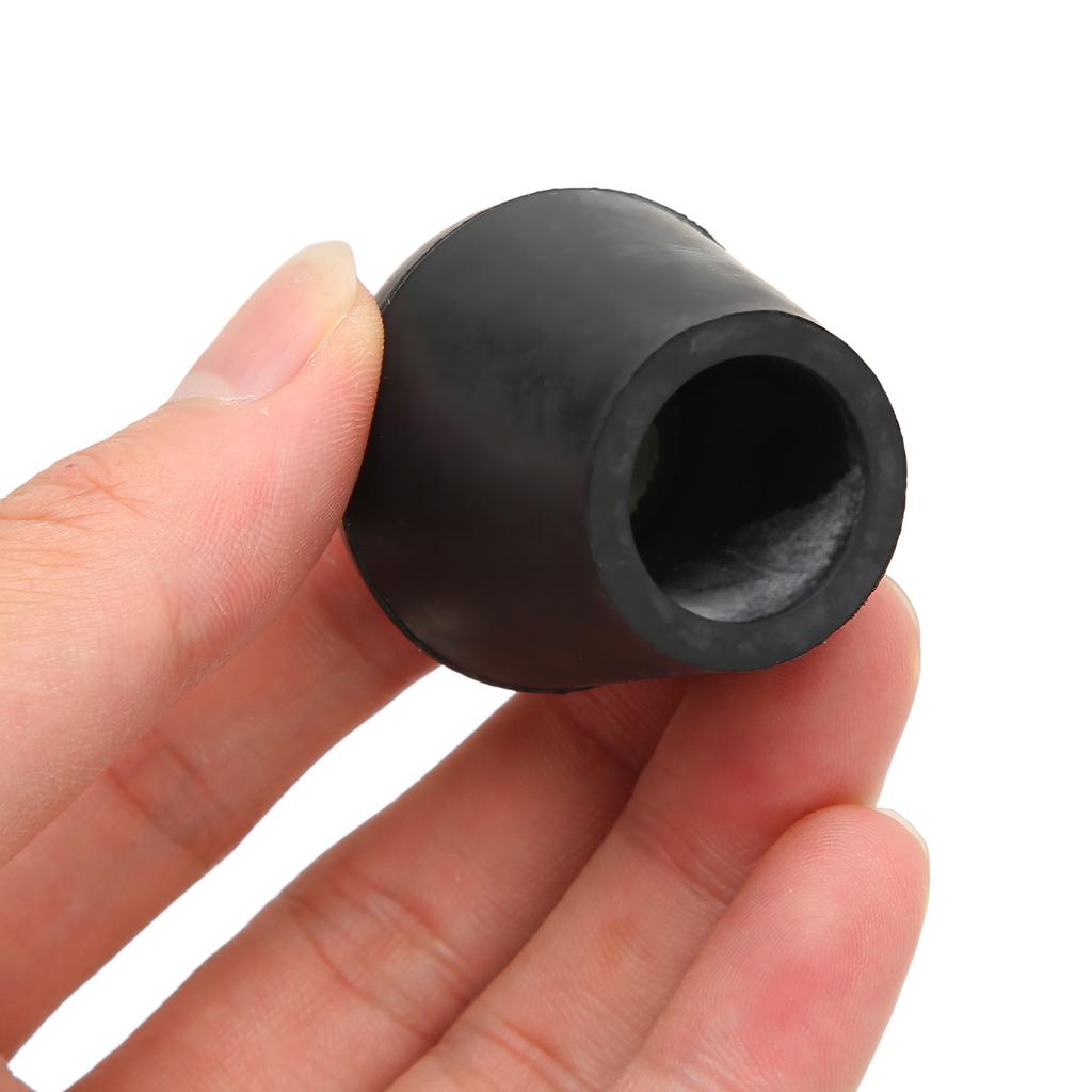 19mm Walking Cane Tip Prevent Slip Wearable Low Noise Round Rubber Crutch Tips for Bath Chair Foot 10pcs