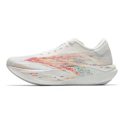 Zone 2 Heart Rate 90 Cushioning Running Shoes Women's Papyrus White/Fluorescent Mango Orange/Palace Purple 122625579-5