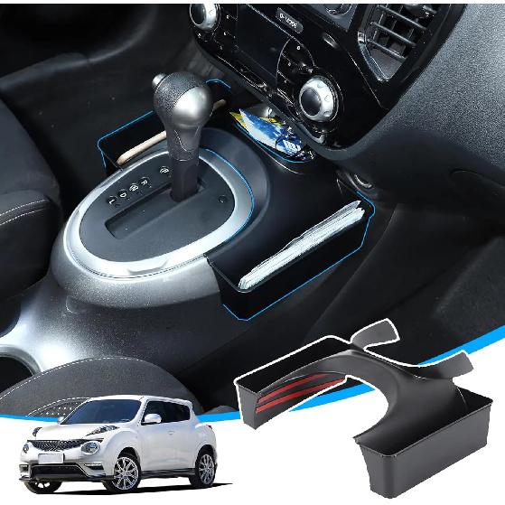 1PCS ABS Center Console Gear Shift Organizer Tray For Nissan Juke 2011-2019 Car Armrest Storage Box For Nissan Juke 2020-2024