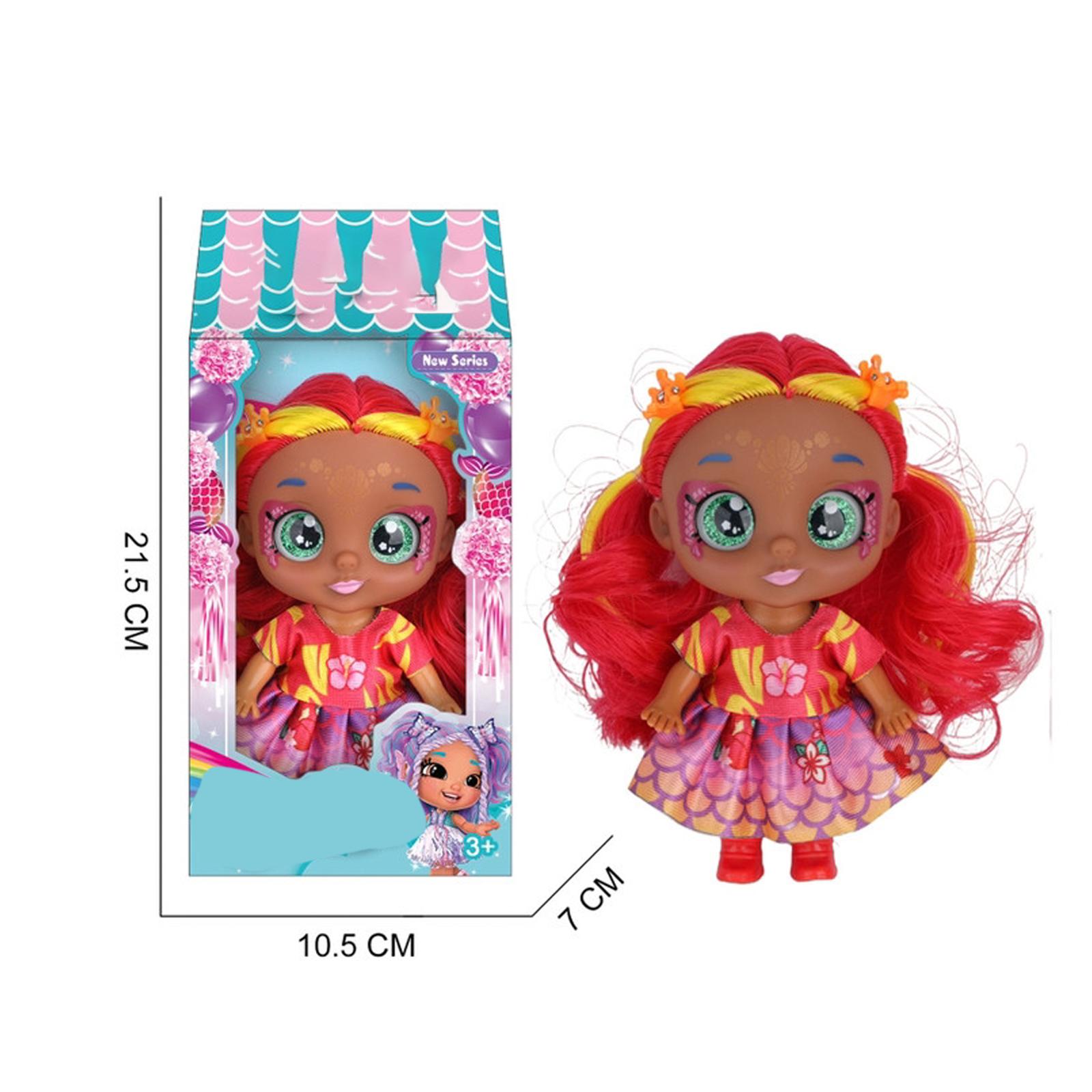 

Sweetheart Doll Vinyl Doll 5D Eyes With Headwear Toy One Size