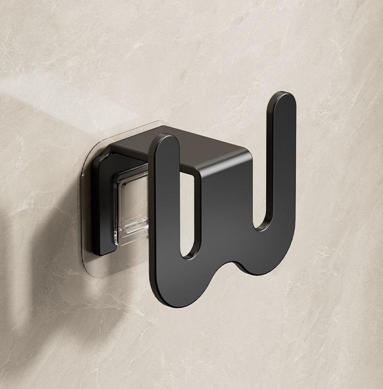 

Slippers Rack No Punching Bathroom Simple Slipper Hook Toilet Drainage Rack Wall Mounted Bedroom Neat Storage Shoe Drying Rack чёрный