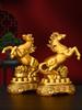 Copper Horse Ornament Come Wealth Horse Home Living Room Shop Office Decoration