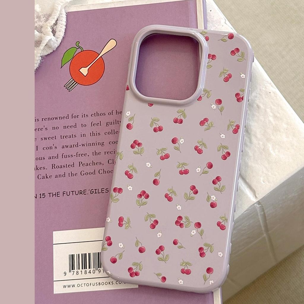 Little White Flower Cherry Case for iPhone 17 iPhone 17 Pro Max
