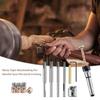 Wood Turning Mandrel Pen Making Kit Pen Shaft and Pen Holders Trimming Set for Making Pen Woodworking Lathe Parts