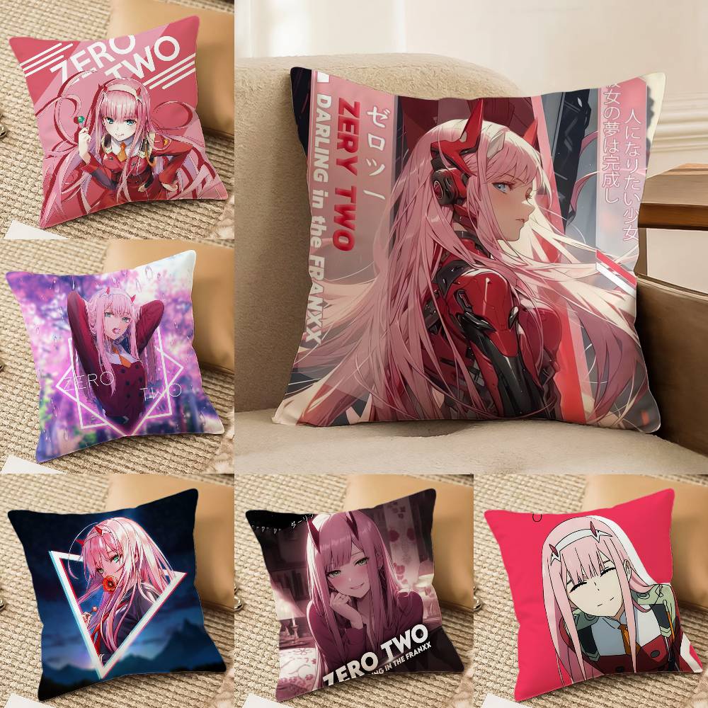 Z-Zero T-Two 002 Pillow Case Anti-dustmite Pillowcase Invisible Zipper Silky Sofa Cushion Cover