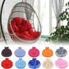 Stol Sving Rattan Pute Hengende Eggstol Myk Matte Putetrekk Terrasse Ute