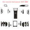 Car-Styling Carbon Fiber Car Interior Center Console Color Change Molding Sticker Decals For Lincoln Continental 2017-