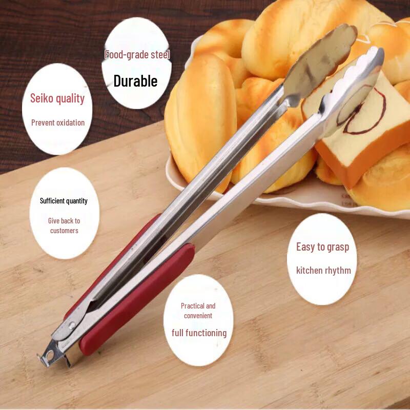 Stainless Steel Food Tongs Set