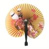 1/2/3pcs Chinese Paper Fan - Hand Painted Folding Fan, Traditional Ancient Style Small Gift for Women, Asian Festival Decoration