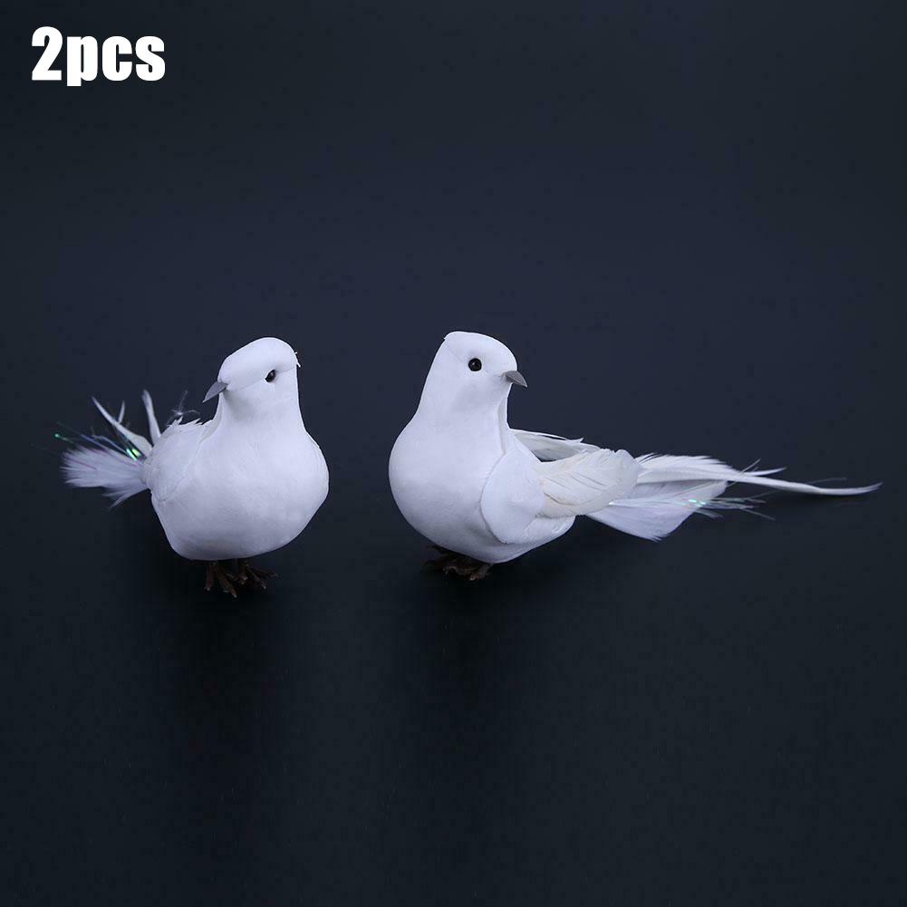 Bird Artificial Doves Indoors Outdoors Lover Ornament