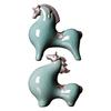Horse Statue Ceramic Sculpture Fine Workmanship Collections Decorative Ideal