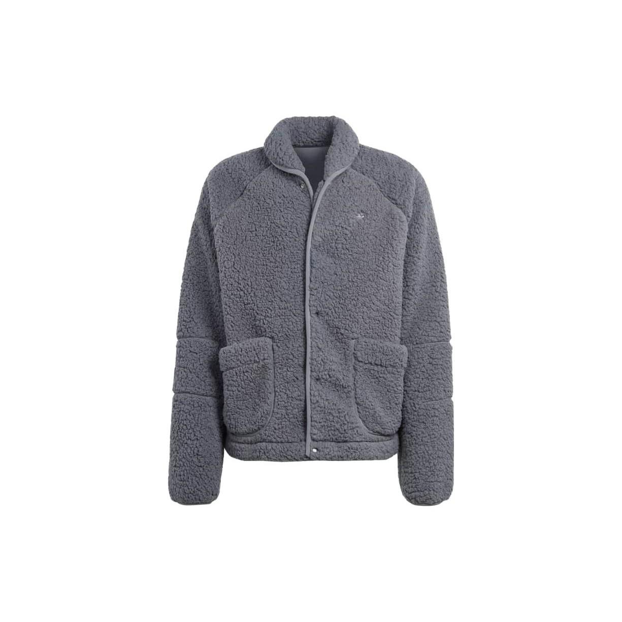 adidas originals Adventure Polar Fleece Jacket  Grey Six  Men s IJ0716 L