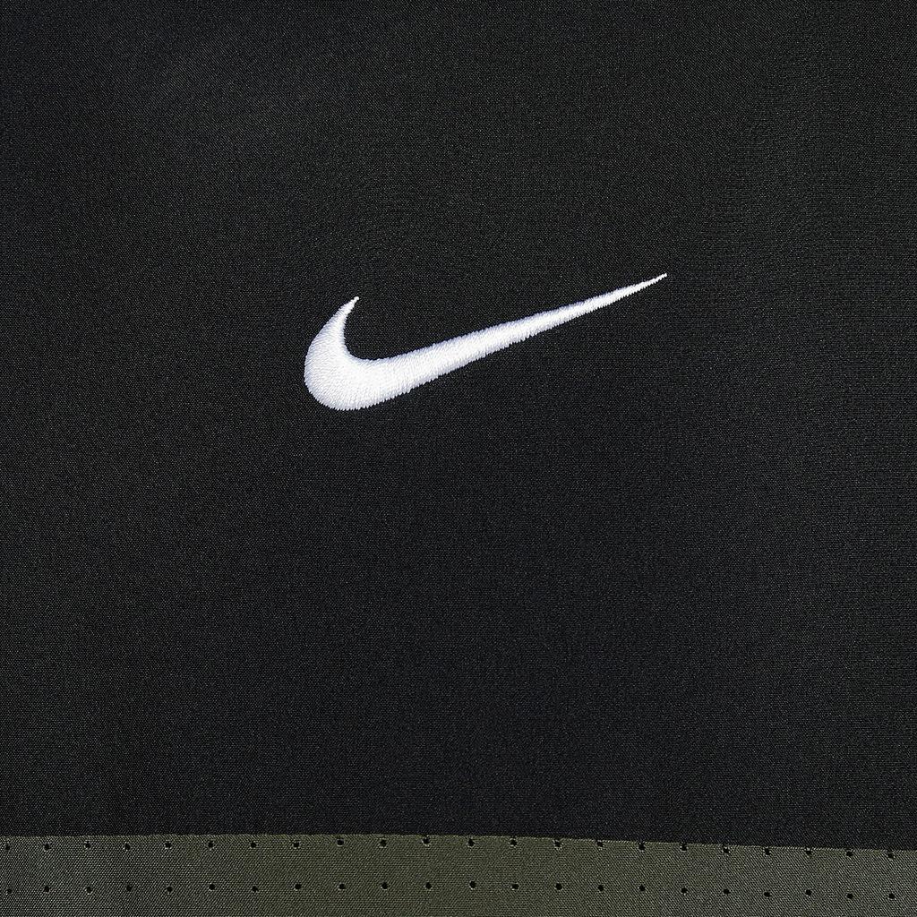 Nike Club Dri-Fit Golf Logo Pattern Polo Loose Quick-Dry Long Sleeve Golf Shirt Men Tops Black Khaki-Green Light-Bone FQ1156-010