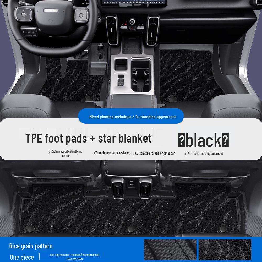 Haval Big Dog, Xiaolong MAX F5, F7X, Menglong TPE Car Floor Mats with Door Sill Coverage