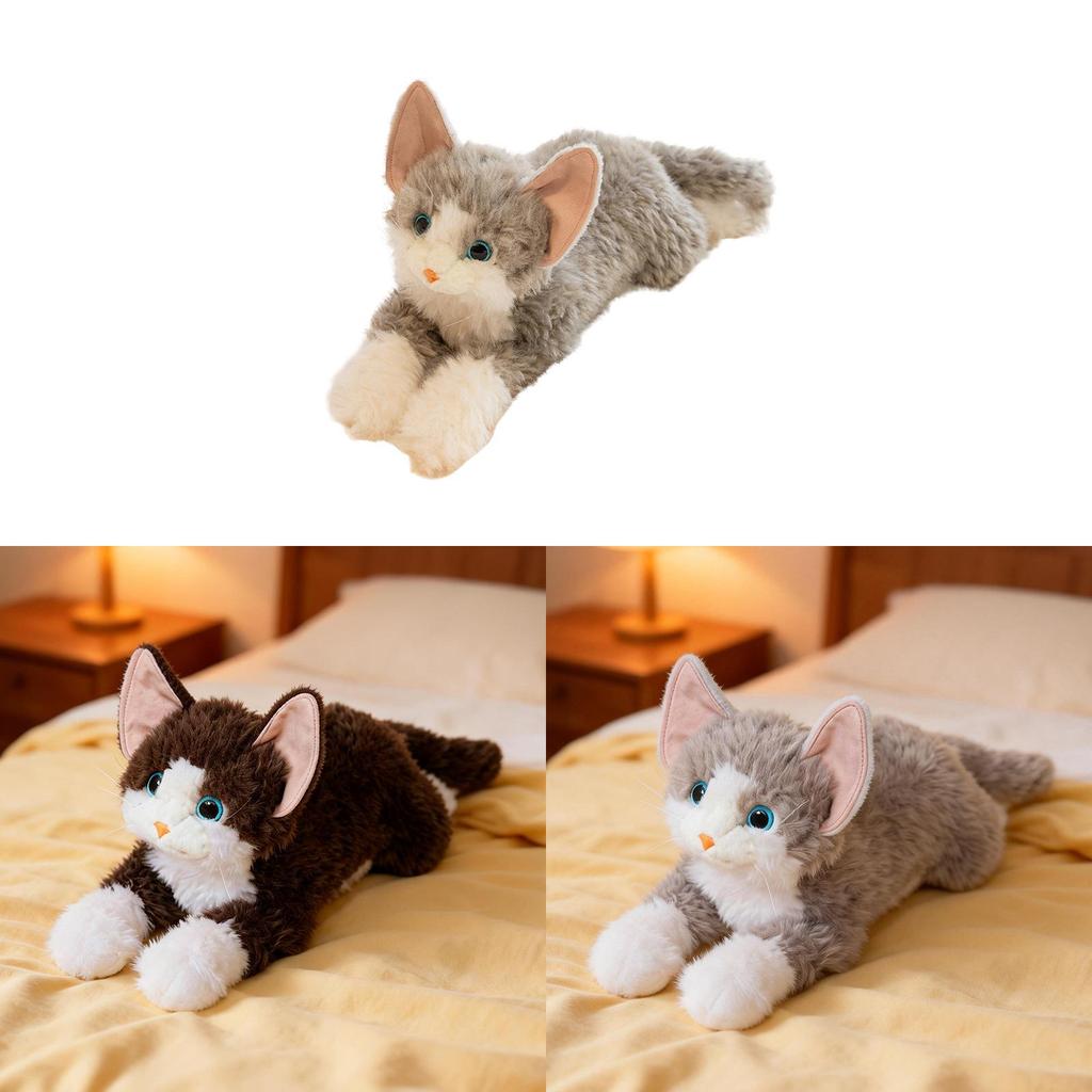Plush Cat Figure Gift For Women With Stretchy Fabric Soft Toy For Teens