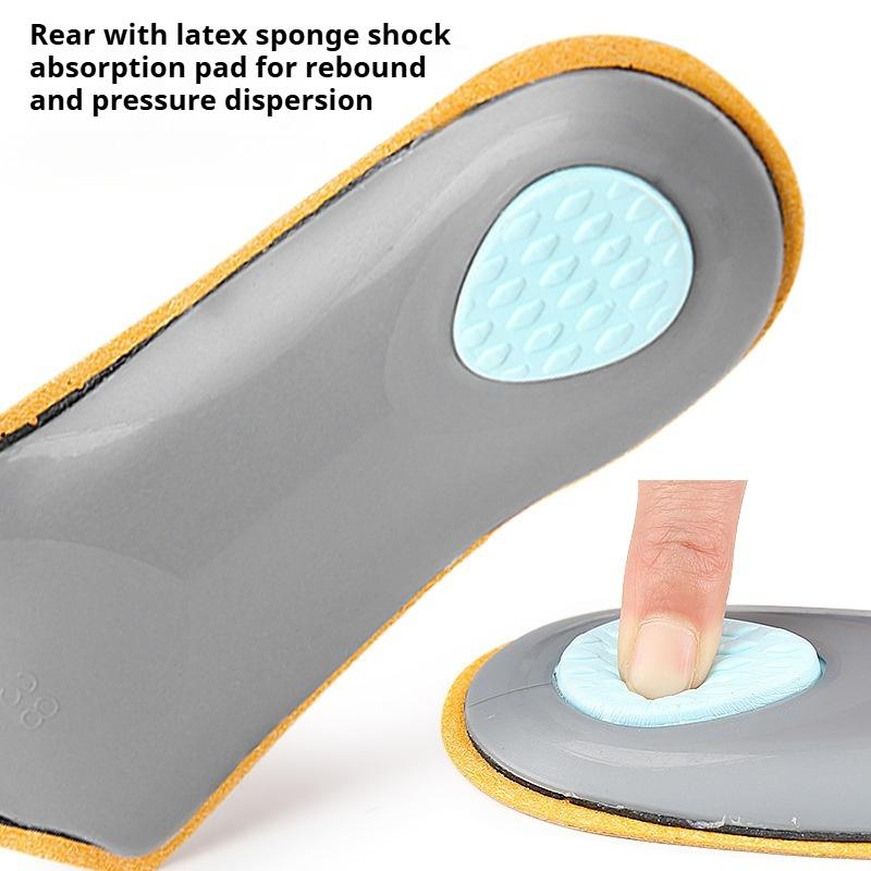 New Arch Support Leather Insole Breathable Comfort Half Insoles Flatfoot Orthopedic Insoles 2Pcs/4Pcs