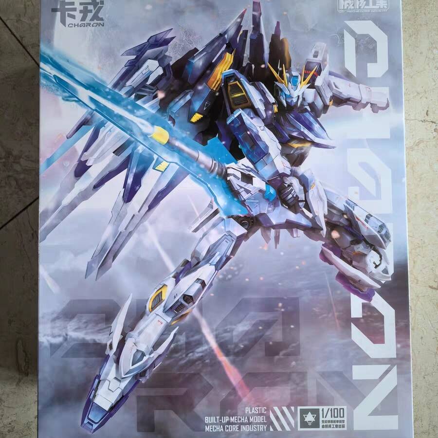 Charon Mecha Robot Building Blocks Alloy Skeleton MG 1:100 Scale Full Action Plastic Kit Assemble Model Gifts For Children