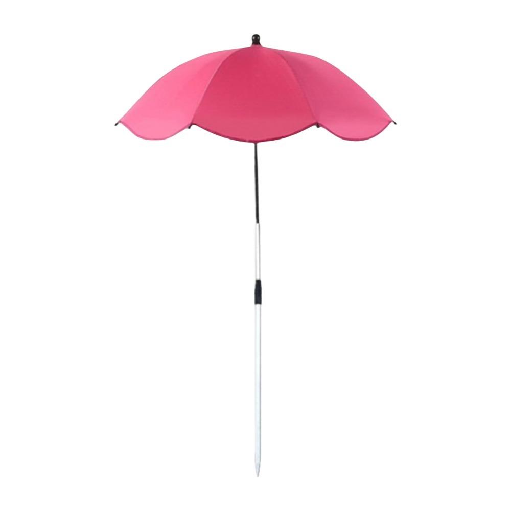 65cm Telescopic Plant Umbrellas Adjustable Garden Umbrella Shade Outdoor Sunblock Cover  Flowers