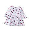 Korean Princess Long-Sleeve Floral Dress for Girls - Spring & Autumn Collection