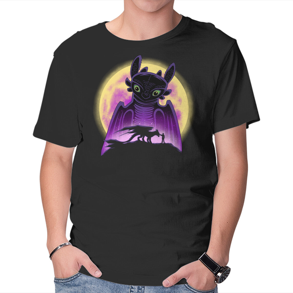 Unisex Crew Neck T-Shirt King Of The Dragons Graphic Short Sleeve Casual Tee XXXL