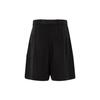 Calvin Klein Solid High-Waisted Loose Straight Casual Shorts Women Shorts Black J221091-BEH