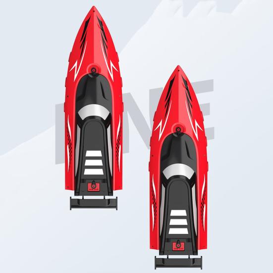1 Set Remote Control Boat High-Speed RC Boat Waterproof Dual-Motor Design Speedboat