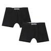 BOSS Childrens/Kids Cotton Blend Boxer Shorts (Pack of 2)