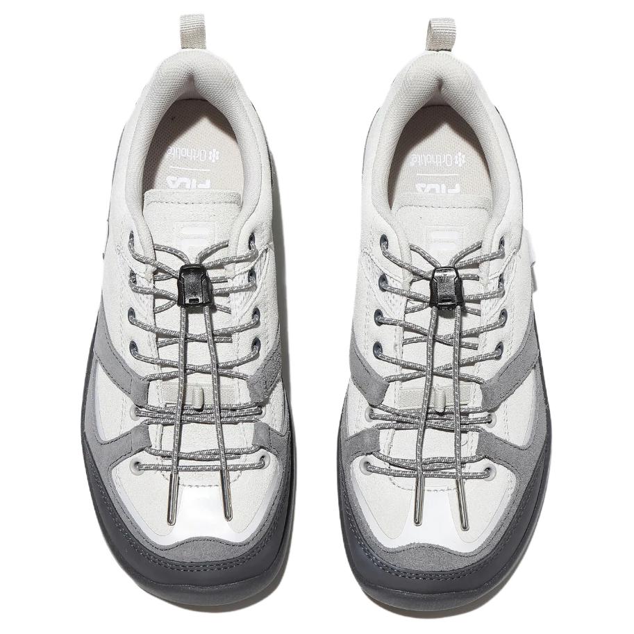 Fila Melvis Pro V2 Comfortable Simple Low-Top Lifestyle Shoes Unisex sneaker White Gray 1XM02353G050