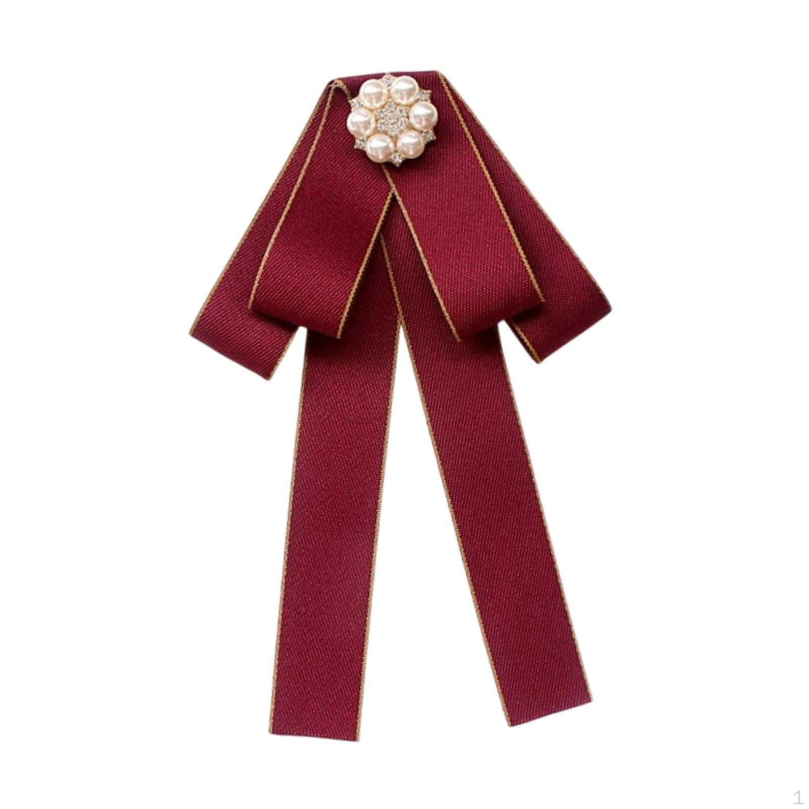 

Галстук-бабочка с лентой для женщин, булавка для галстука, блузка и костюм