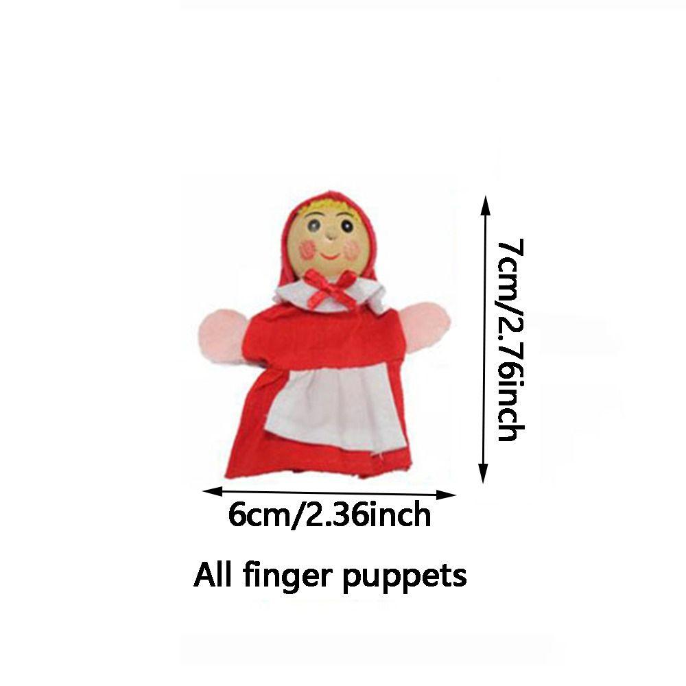 Păpuși de deget mini, povești, desene animate, animale, pluș, păpuși din material textil care stimulează creierul, teatru de păpuși pentru 3 buc/4 buc