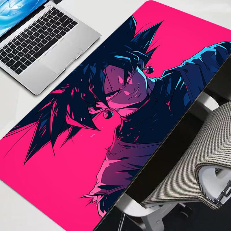 Black Goku Dragon Ball Z Computer Varmilo Keyboard Mouse Pad Anime Gaming Accessories Table DBZ Gamer Carpet Desk Mat  Mousepad