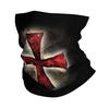 Bandană Personalizată Steag Cavalerii Templieri Gât Protector Vântproof Wrap Motocicletă Mască Eșarfă Unisex Căciulă Caldă Tub Balaclava