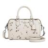 Rowan 18 Star Print Boston Bag Women Handbags White CCI68-SVCAH