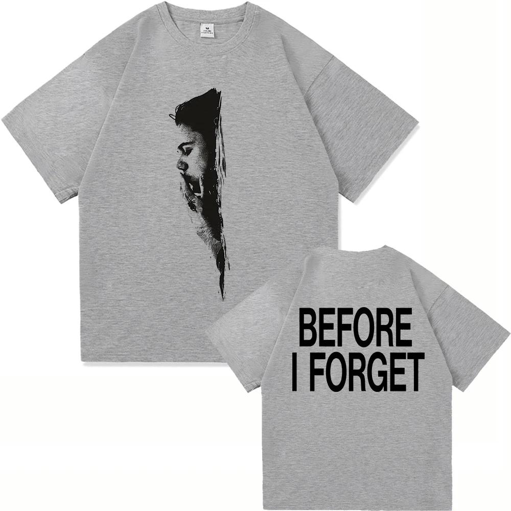 The Kid Laroi Before I Forget Tee Shirt 2026 New Album UnisexWomen Clothing Harajuku High Quality Tops Cotton TShirts Vintage