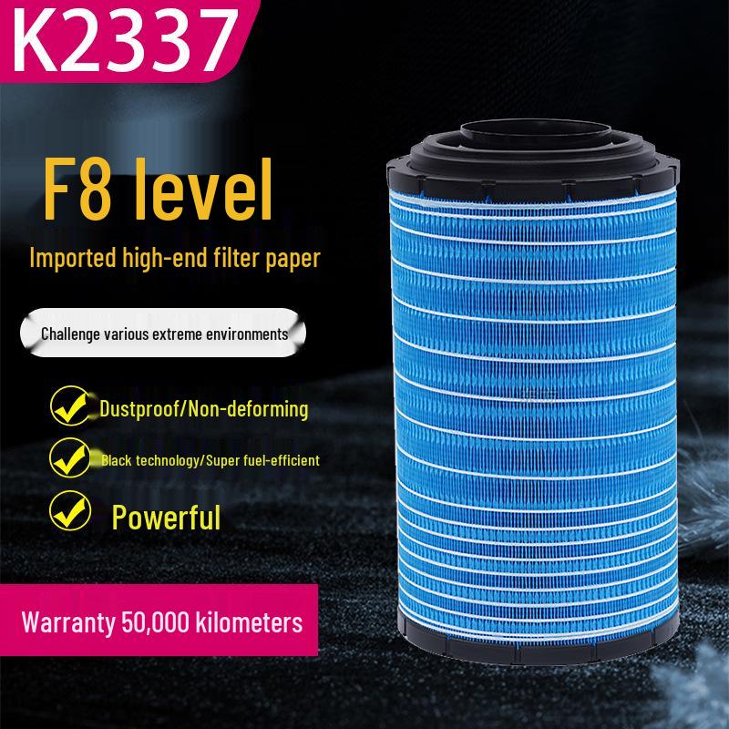 

K2337PU Air Filter for Jiefang Hanwei Aowei, J6M, Jinlong, Yutong - Compatible with 1109070-40A.