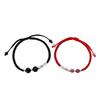 Original Hand in Hand und Kind Älteres Paar Hand Seil Guochao Neues Chinesisches Erdbeer-Kristall Hand Seil