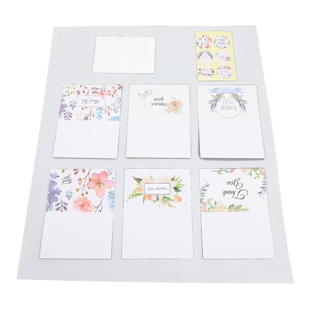 24 Set Thank You Cards with Envelopes Wildflower Stickers Handwritten Gratitude Thank You Notes for