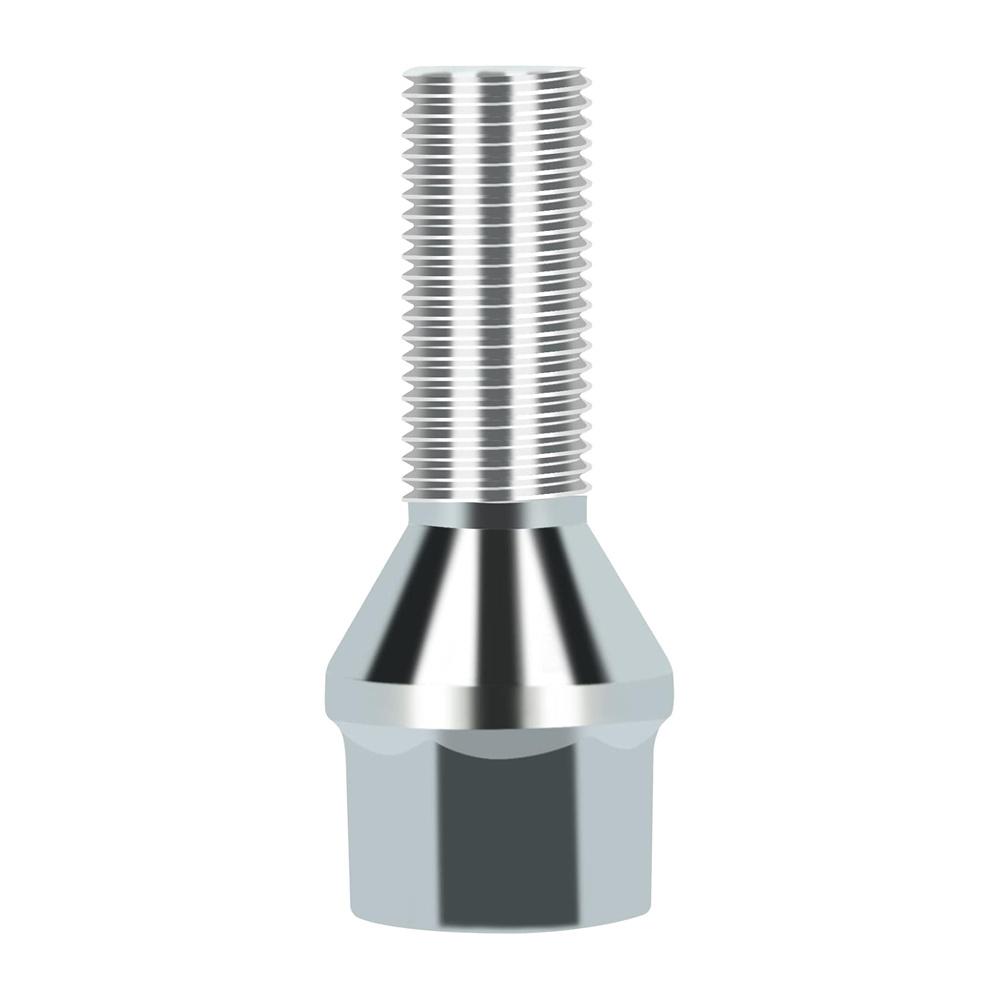 Silver Wheel Lug Bolt Shank M12x1.25 28mm For Jeep Renegade 2015-2019