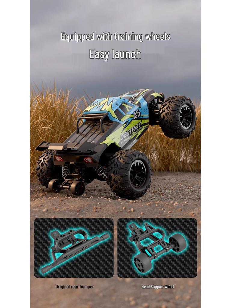Cross-Border Professional High-Speed RC Off-Road Drifting Car - Four-Wheel Drive Electric Climbing Big Foot Toy for Adults.
