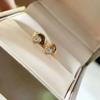 WUIHA Vintage 18K Gold Plated 925 Sterling Silver Round Cut 3 MM Lab Sapphire Gemstone Ear Studs Earrings Fine Jewelry Wholesale