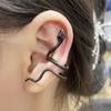 Unisex European & American Punk Snake Ear Cuffs: Non-piercing, Adjustable, Fashion Jewelry