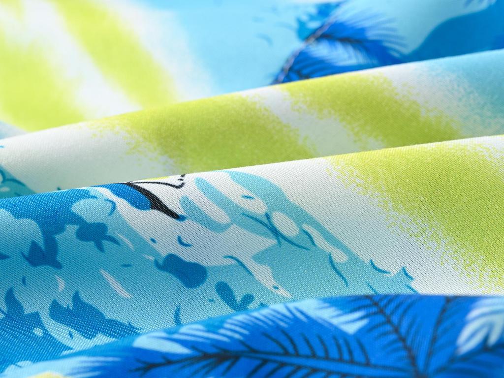 Summer Kids Beach Coconut Tree Boys' Short Sleeve & Shorts Set