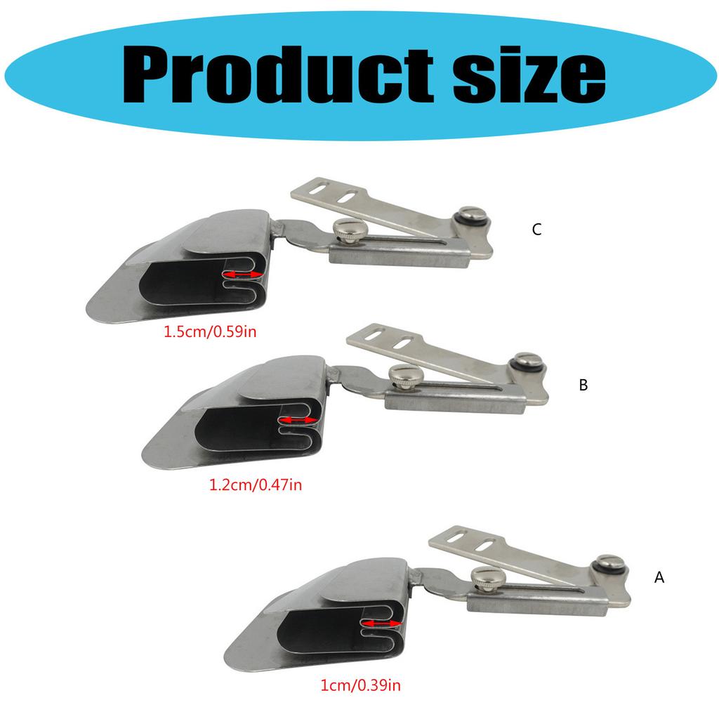 Picior Crimper pentru Tivit Mașină de Cusut pentru Material Subțire și Gros Matlasare Patchwork Cusături Strat Dublu Picior Presor