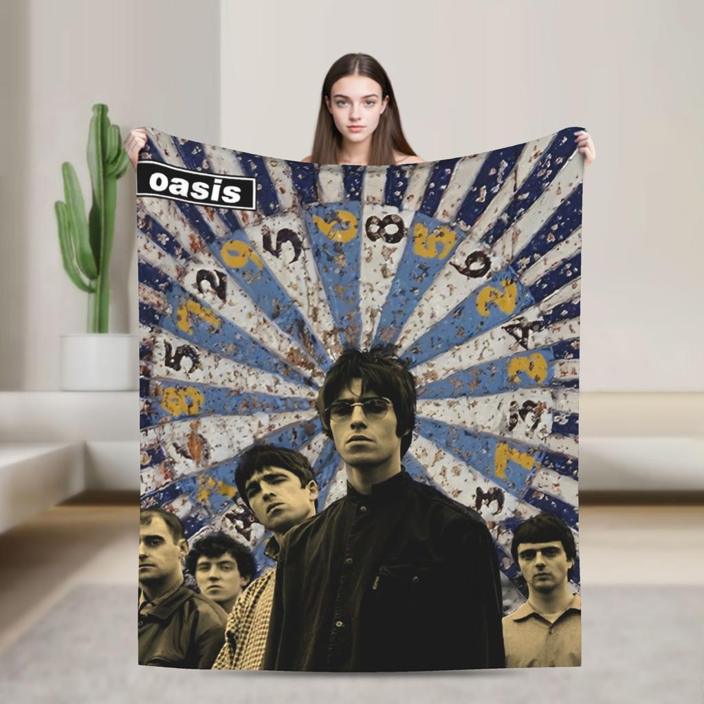 Ossis Band Warm Blankets  Picnic Plush Throw Blanket Novelty Home Decor Flannel Bedspread Sofa Bed Cover