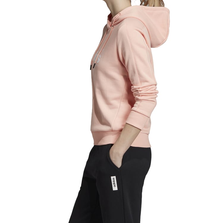 adidas Sweatshirts Women's Glossy Powder Hooded Moderate Regular EI4636