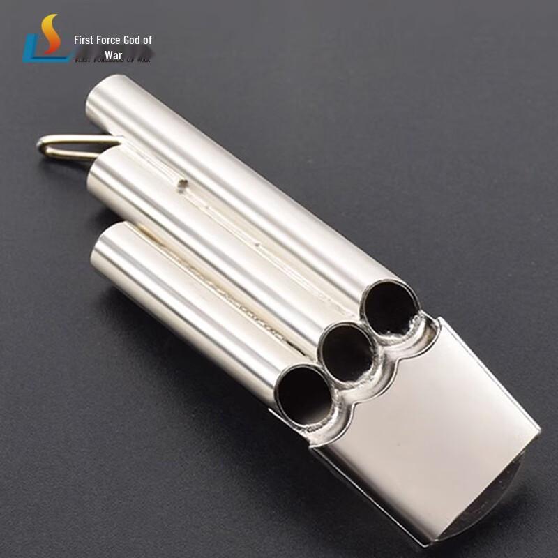 Shoulizhanshen Stainless Steel Three-Tone Whistle