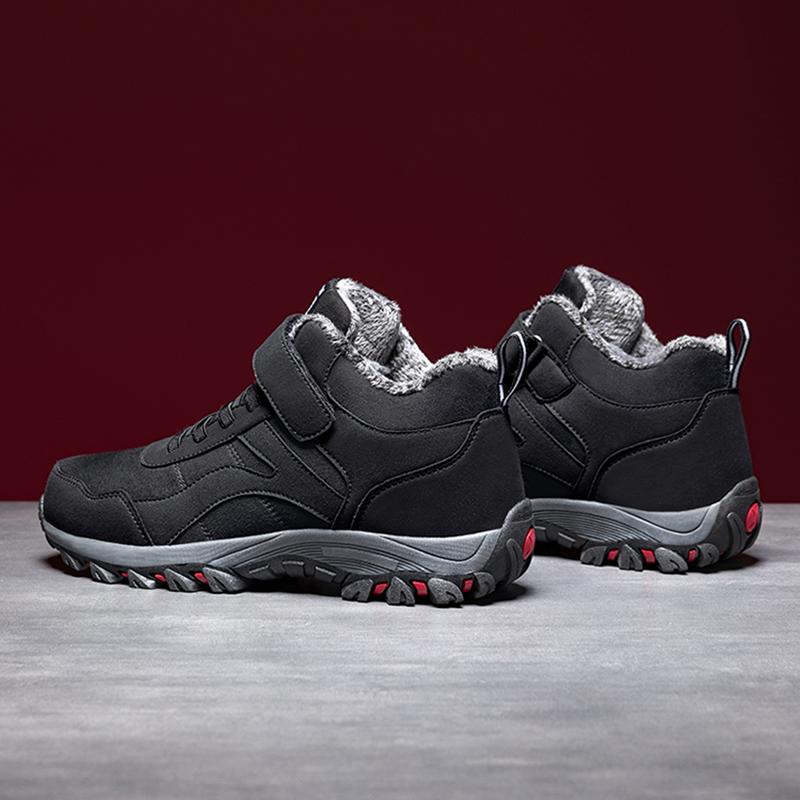 Warm Winter Shoes Men Boots with Fur Snow Boots for Unisex Fashion Outdoor Sneakers Men Ankle Boots